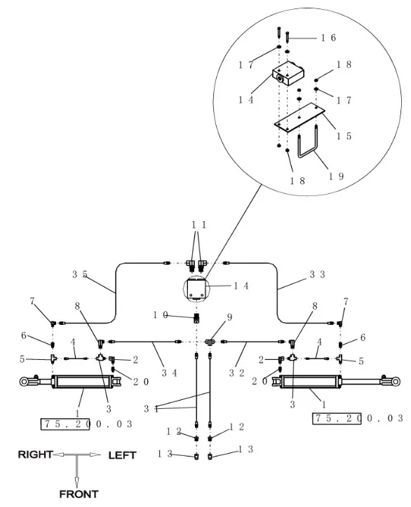 87506235 - Клапан задней навеск