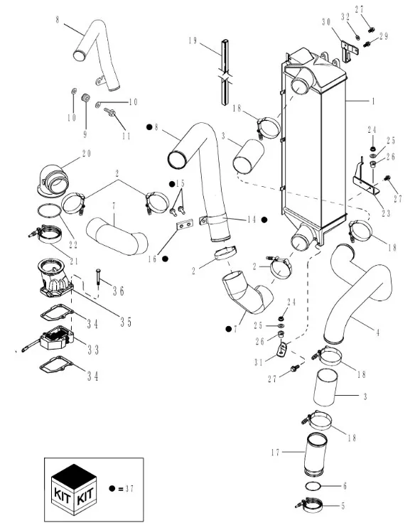 87522805 - патрубок